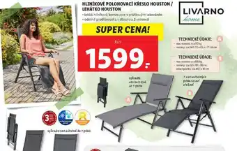 Lidl Hliníkové polohovací křeslo / lehátko nabídka
