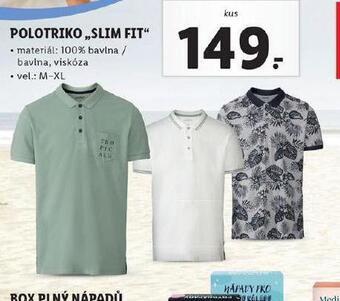 Lidl Polotriko slim fit nabídka