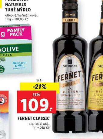 Lidl Fernet classic nabídka