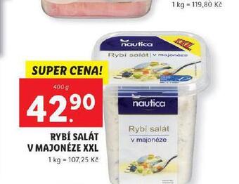 Lidl Rybí salát v majonéze xxl nabídka