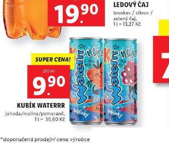 Lidl Kubík waterrr nabídka