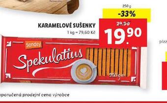 Lidl Karamelové sušenky nabídka