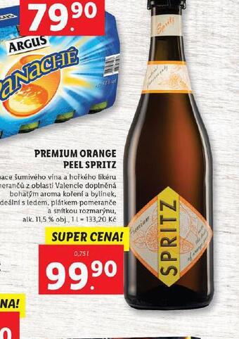 Lidl Premium orange peel spritz nabídka