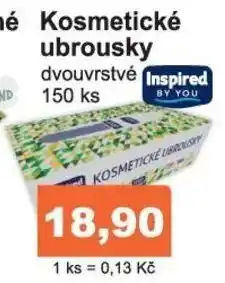 Konzum Kosmetické ubrousky 150ks nabídka