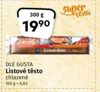 Coop Listové těsto 300g nabídka