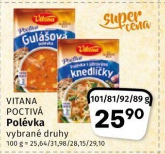 Coop Polévka nabídka