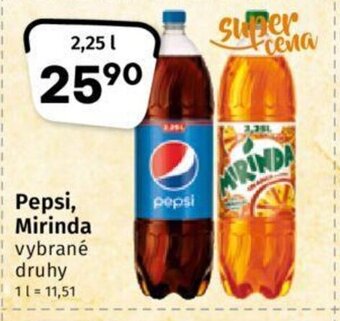 Coop Pepsi, Mirinda 2,25l nabídka