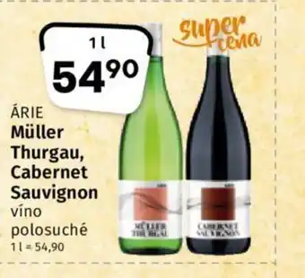 Coop Muller Thurgau, Cabernet Sauvignon 1l nabídka