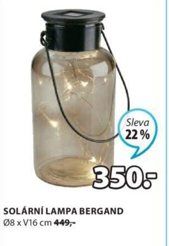 JYSK Solární Lampa Bergand nabídka