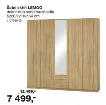 Sconto Šatní skřin LEMGO nabídka