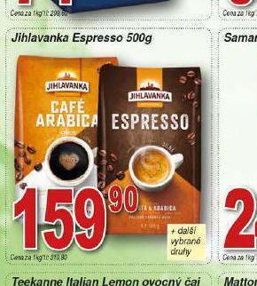 Lidl Jihlavanka espresso nabídka