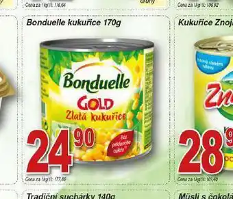 Lidl Bonduelle kukuřice nabídka