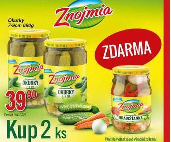 Lidl Znojmia okurky nabídka