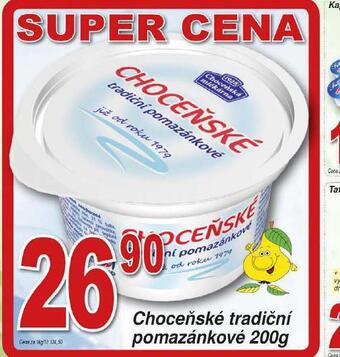 Lidl Choceňské tradiční pomazánkové nabídka