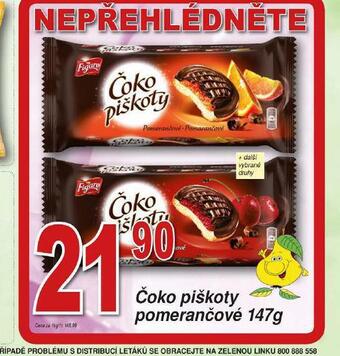 Lidl Čoko piškoty pomerančové nabídka