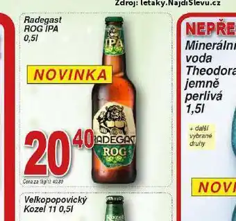 Lidl Pivo radegast rog ipa nabídka