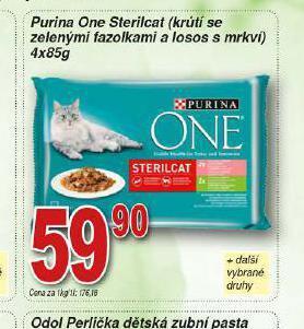 Lidl Purina one kapsičky pro kočky nabídka
