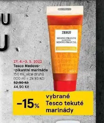Tesco nedovo-pikantní marináda