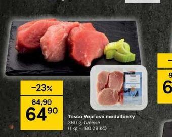 Tesco Vepřové medailonky nabídka