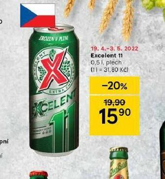 Tesco Pivo excelent 11 nabídka