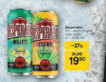 Tesco Desperados nabídka