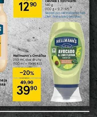 Tesco Hellmann´s omáčka nabídka