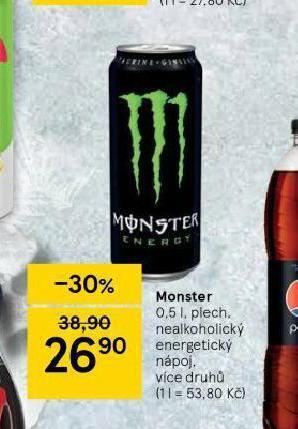 Tesco Monster nabídka