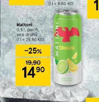 Tesco Mattoni nabídka