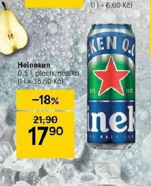 Tesco Heineken nabídka