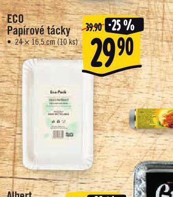 Jip Eco papírové tácky nabídka