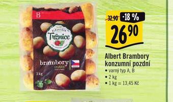 Jip Brambory konzumní pozdní nabídka