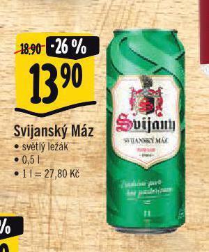 Jip Pivo svijanský máz nabídka