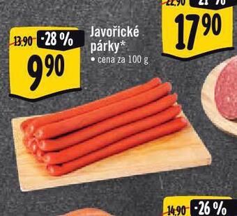 Jip Javořické párky nabídka