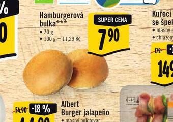 Jip Hamburgerová bulka nabídka