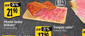 Jip Pikantní slanina delikates nabídka
