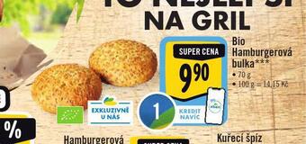 Bio hamburgerová bulka