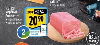 Jip Retro vepřová šunka nabídka
