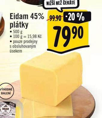 Jip Eidam 45% plátky nabídka