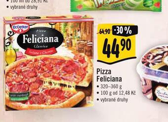 Jip Pizza feliciana nabídka