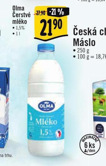 Jip Olma čerstvé mléko 1,5% nabídka