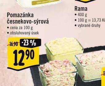 Jip Pomazánka česnekovo-sýrová nabídka