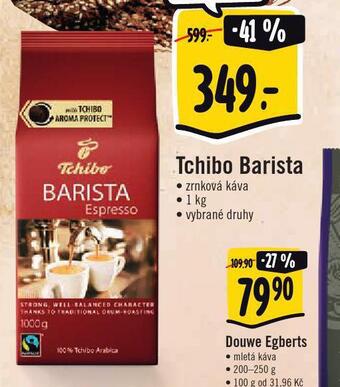 Jip Tchibo barista zrnková káva nabídka