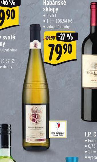 Jip Habánské sklepy nabídka