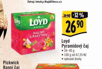 Jip Loyd pyramidový čaj nabídka