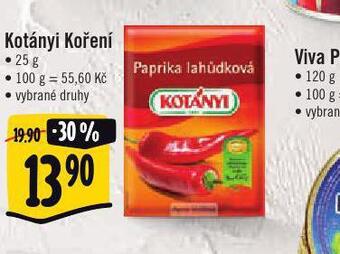 Jip Kotányi koření nabídka