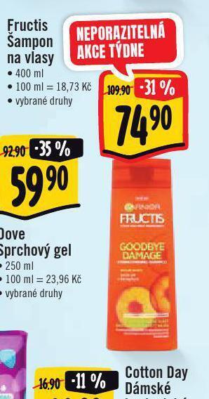 Jip Fructis šampon nabídka