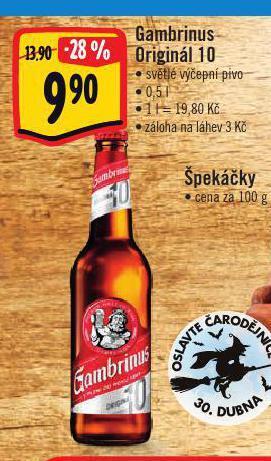 Albert Pivo gambrinus originál nabídka