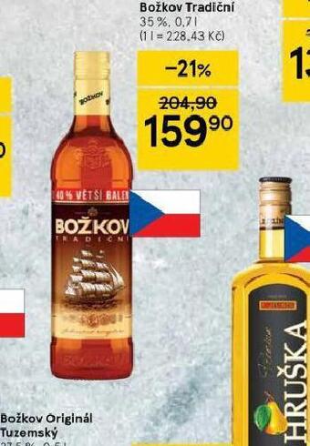 Tesco Božkov tradiční nabídka