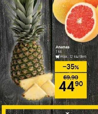 Tesco Ananas nabídka