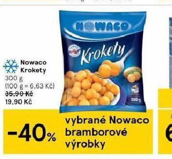 Tesco Nowaco krokety nabídka